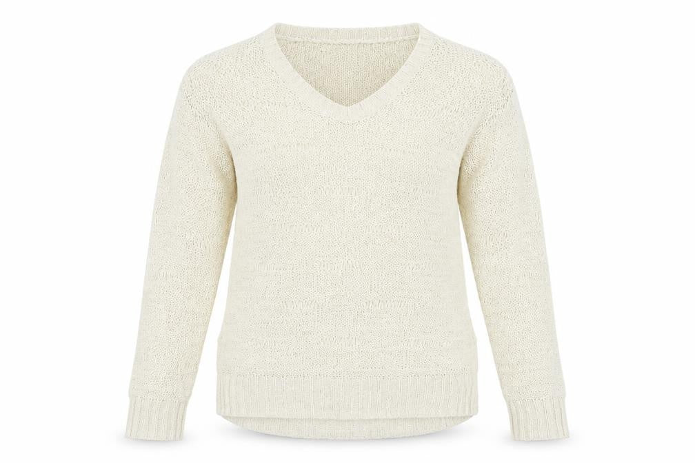H&M Womens White   Pullover Jumper Size S