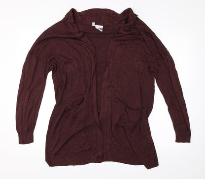 JUNAROSE Womens Red   Cardigan Jumper Size 14