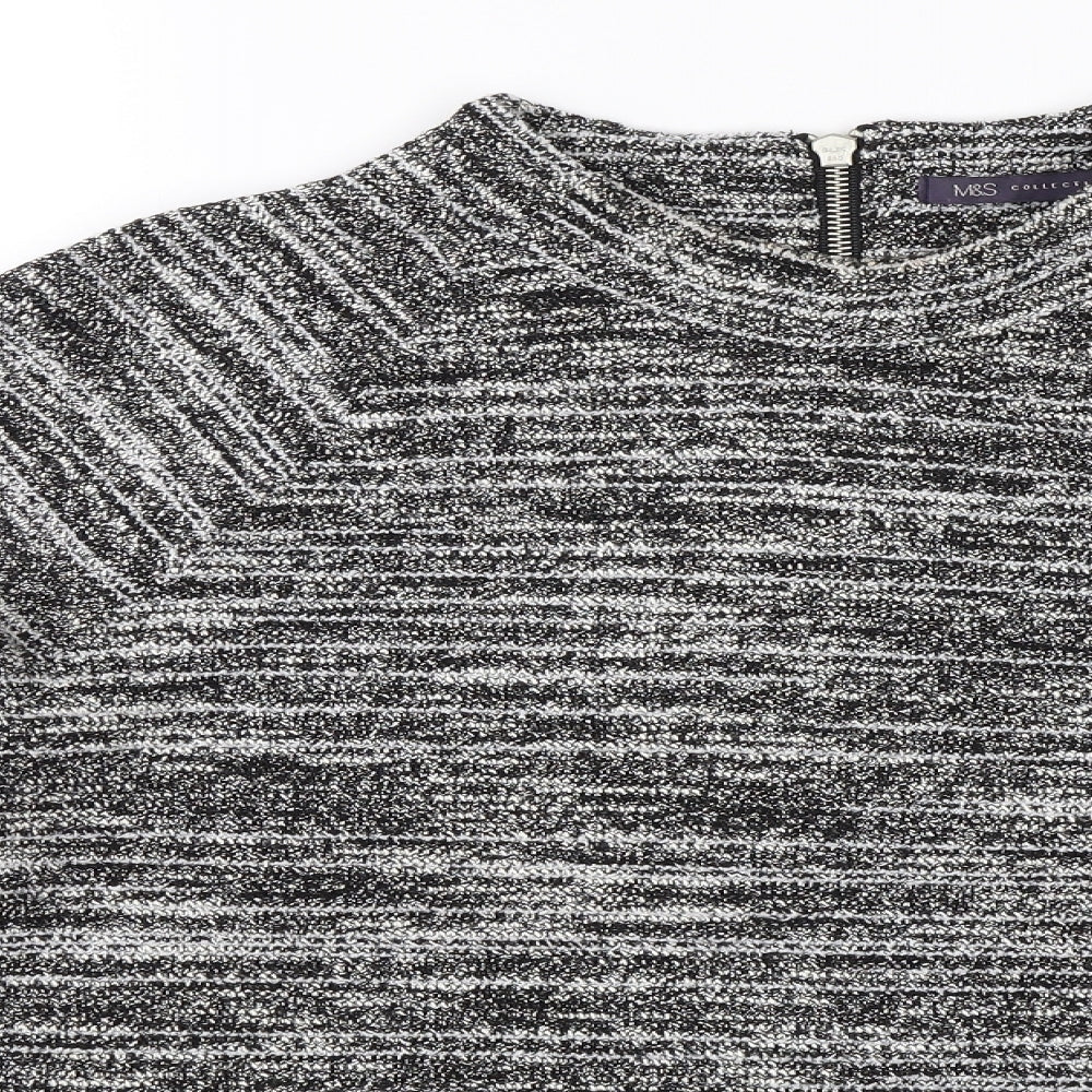 M&S Womens Grey   Pullover Jumper Size 12