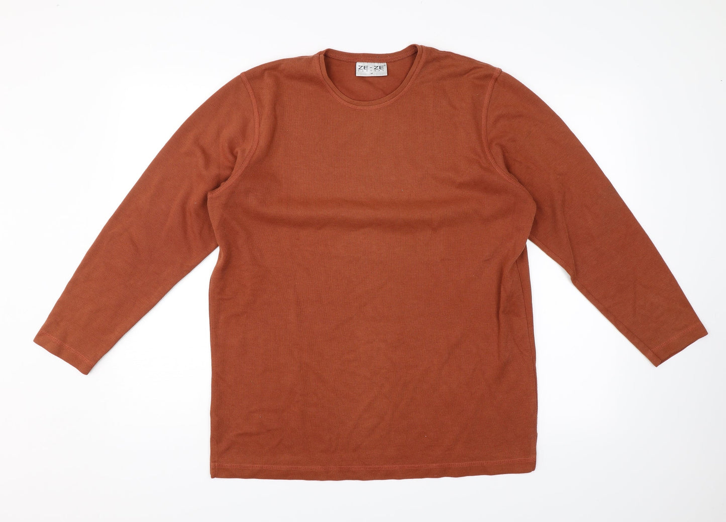 Ze-Ze Womens Brown   Pullover Jumper Size M