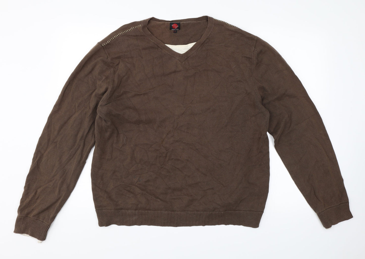 Urban Stone Womens Brown   Pullover Jumper Size XL