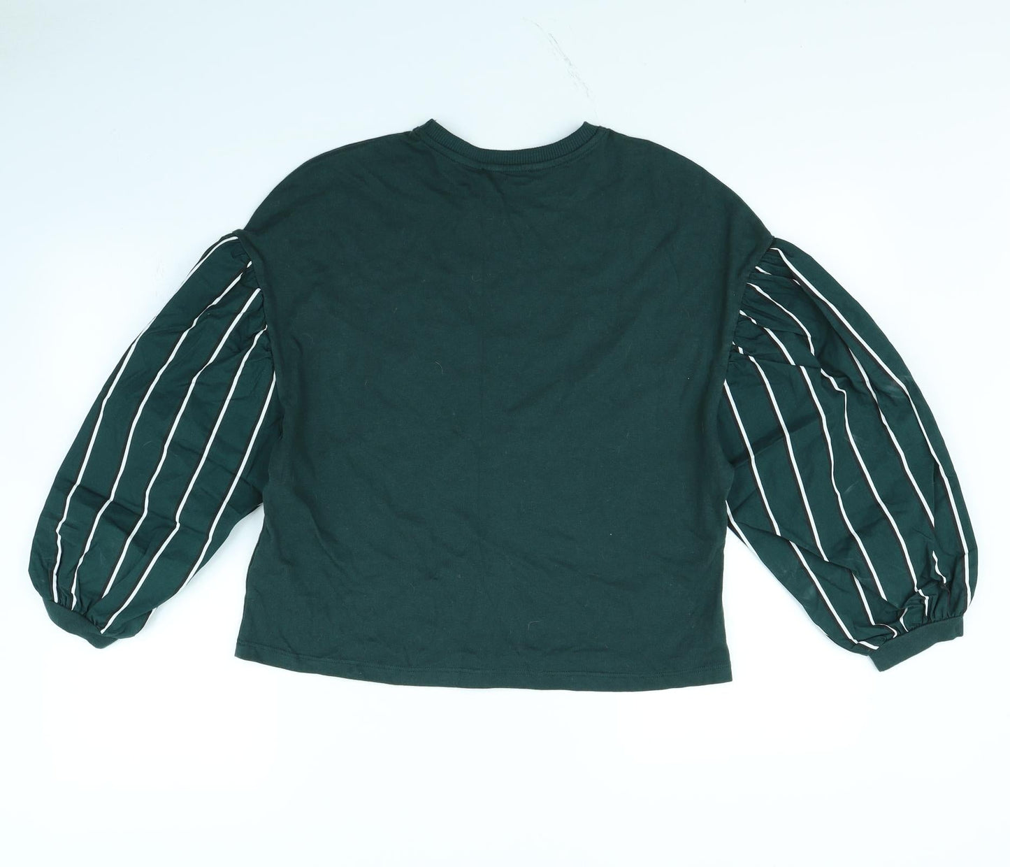Bershka Womens Grey Striped  Pullover Jumper Size XS