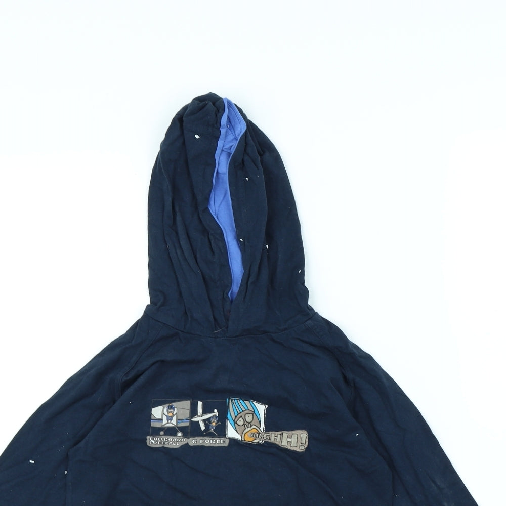 Ladybird Boys Blue   Pullover Hoodie Size 7 Years