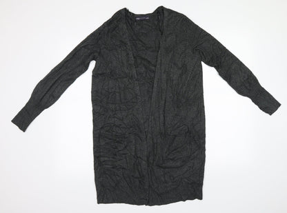 Preloved M&S Womens Green  Knit Shrug Jumper Size S - Front