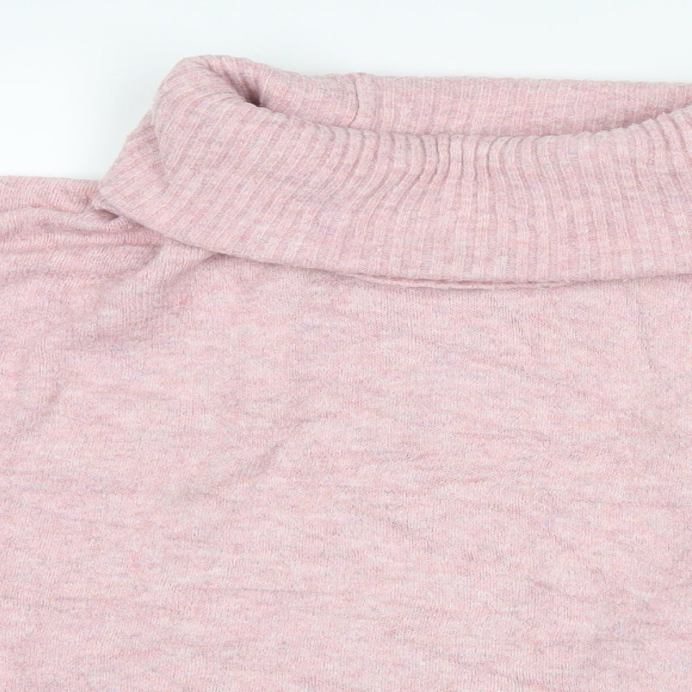 Miss Selfridge Womens Pink  Knit Pullover Jumper Size 10