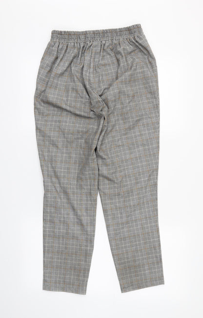New Look Womens Green Plaid  Trousers  Size 10 L24 in