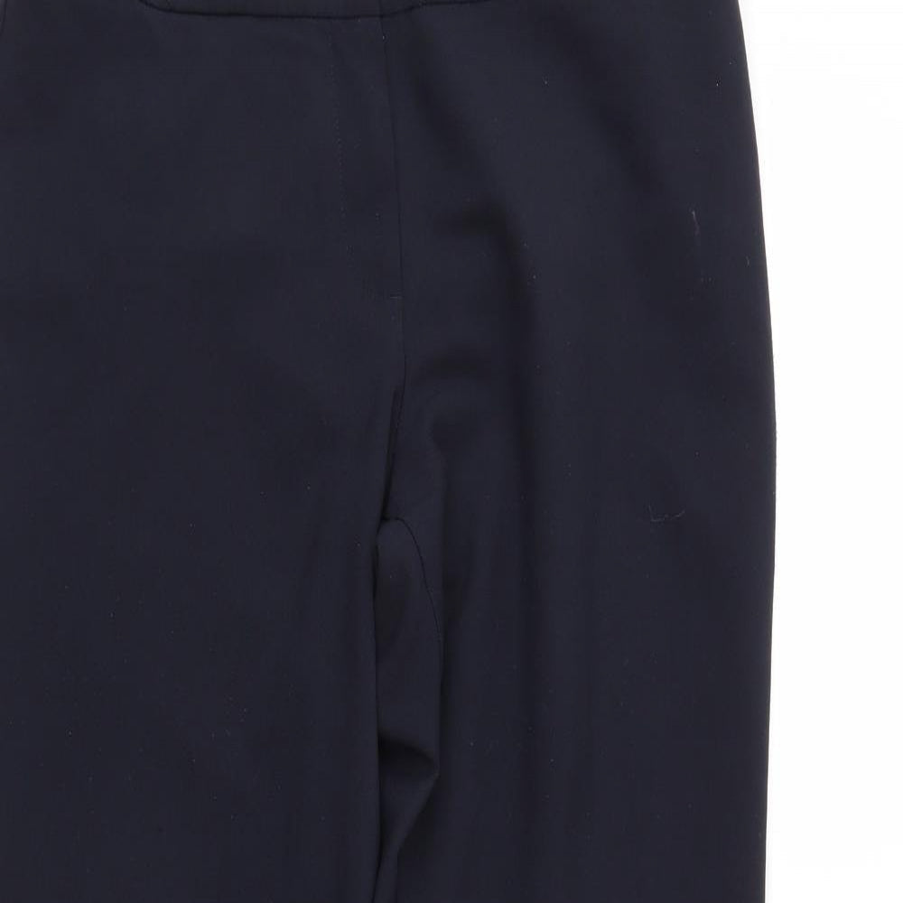 M&S Womens Blue   Trousers  Size 10 L27 in