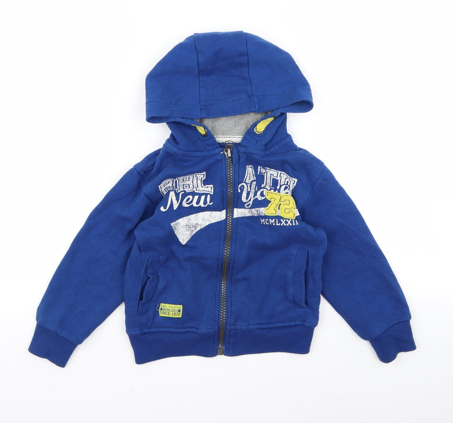 Rebel Boys Blue   Pullover Jumper Size 3 Years