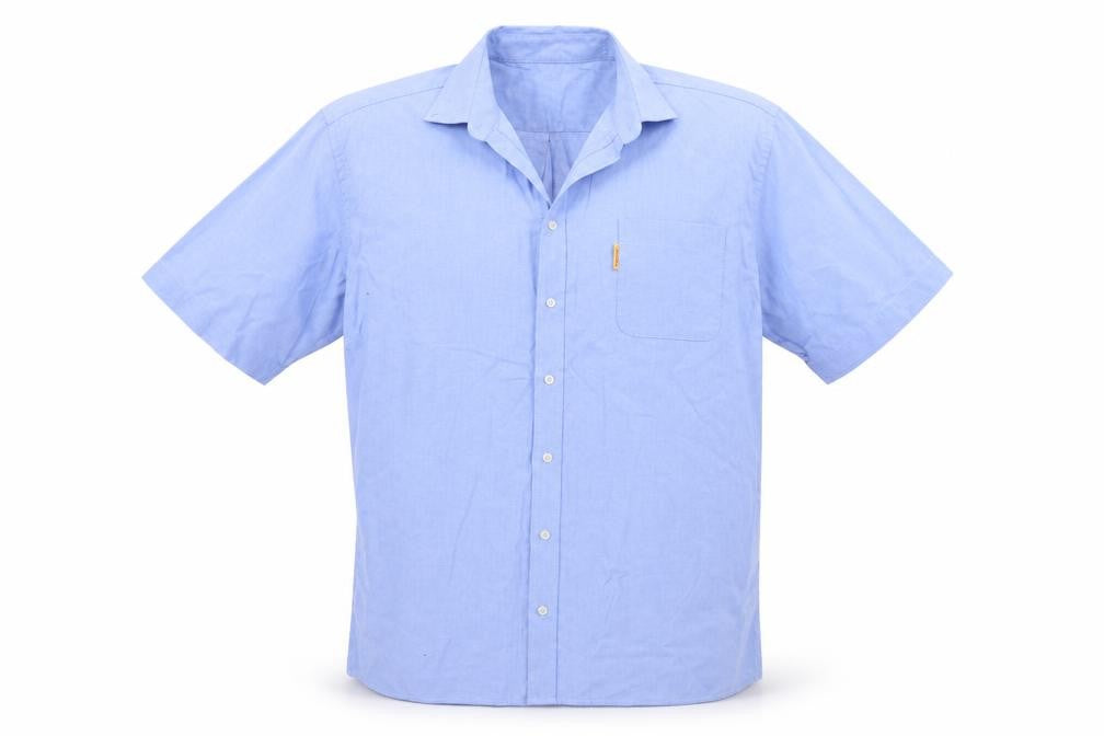 disley Mens Blue    Button-Up Size 17