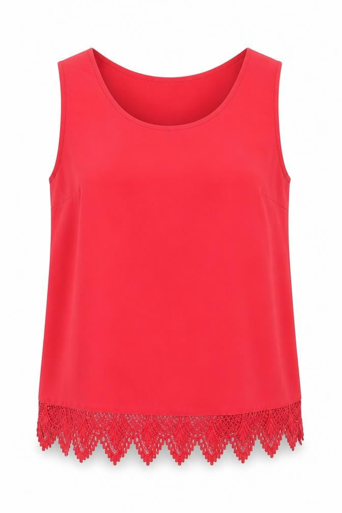 Peacocks Womens Red   Basic Blouse Size 10