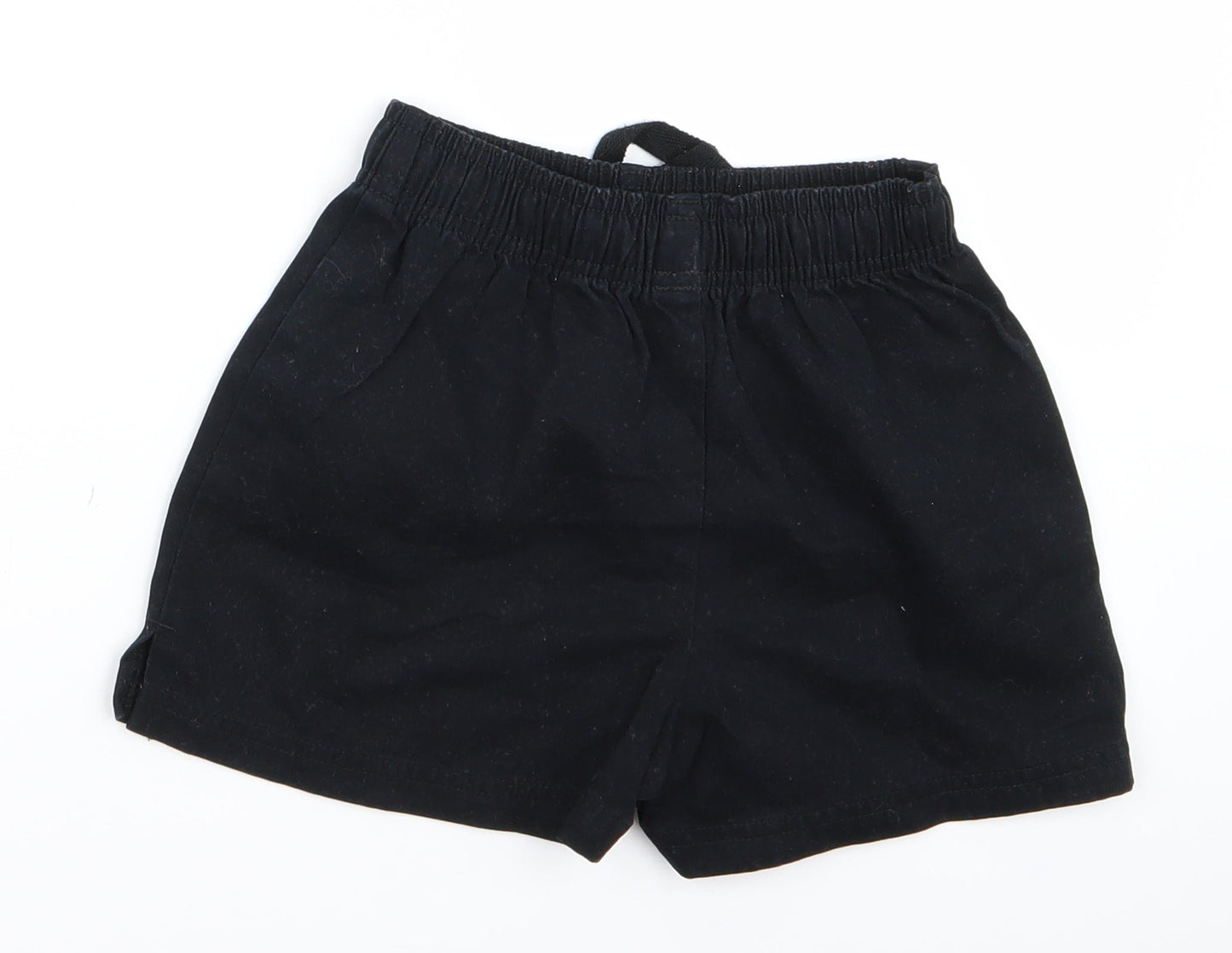 m&s Boys Black   Bermuda Shorts Size 3 Years