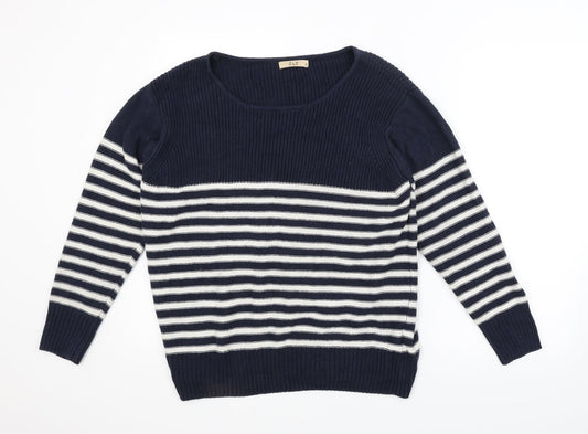 Z by Z Mens Blue Striped  Pullover Jumper Size S