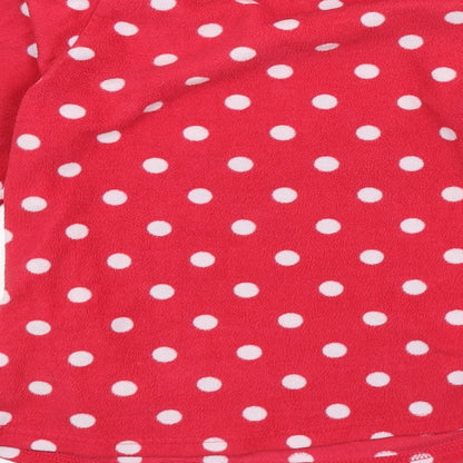 Debenhams Womens Pink Polka Dot  Pullover Jumper Size 8