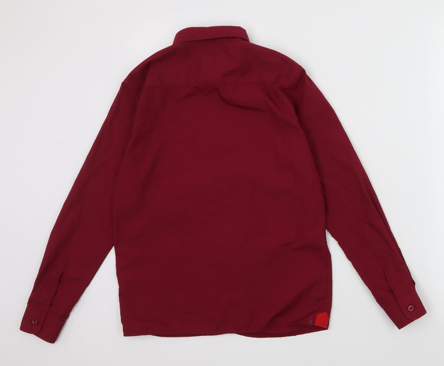 NYC GB Boys Red   Basic Button-Up Size 12 Years