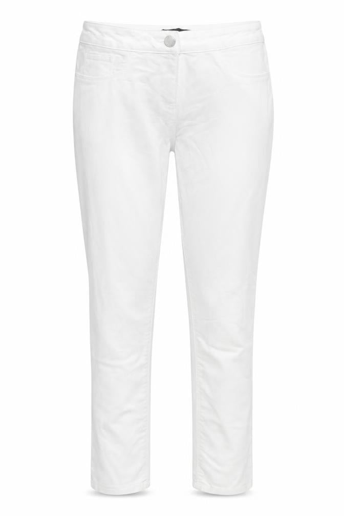 Demin Co Womens White   Straight Jeans Size 8