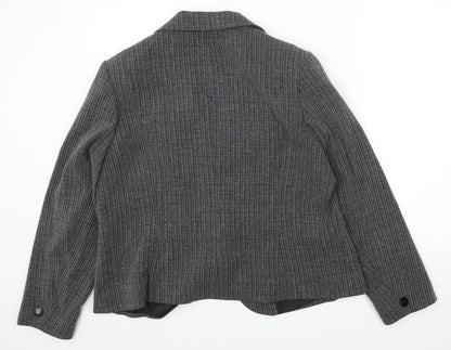 Bonmarché Womens Grey Jacket Blazer Size 18