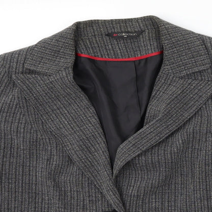 Bonmarché Womens Grey Jacket Blazer Size 18