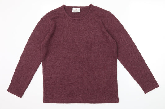 Nightingales Mens Purple   Pullover Jumper Size S