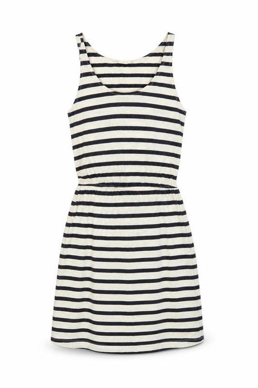 H&M Womens Beige Striped  Fit & Flare  Size XS
