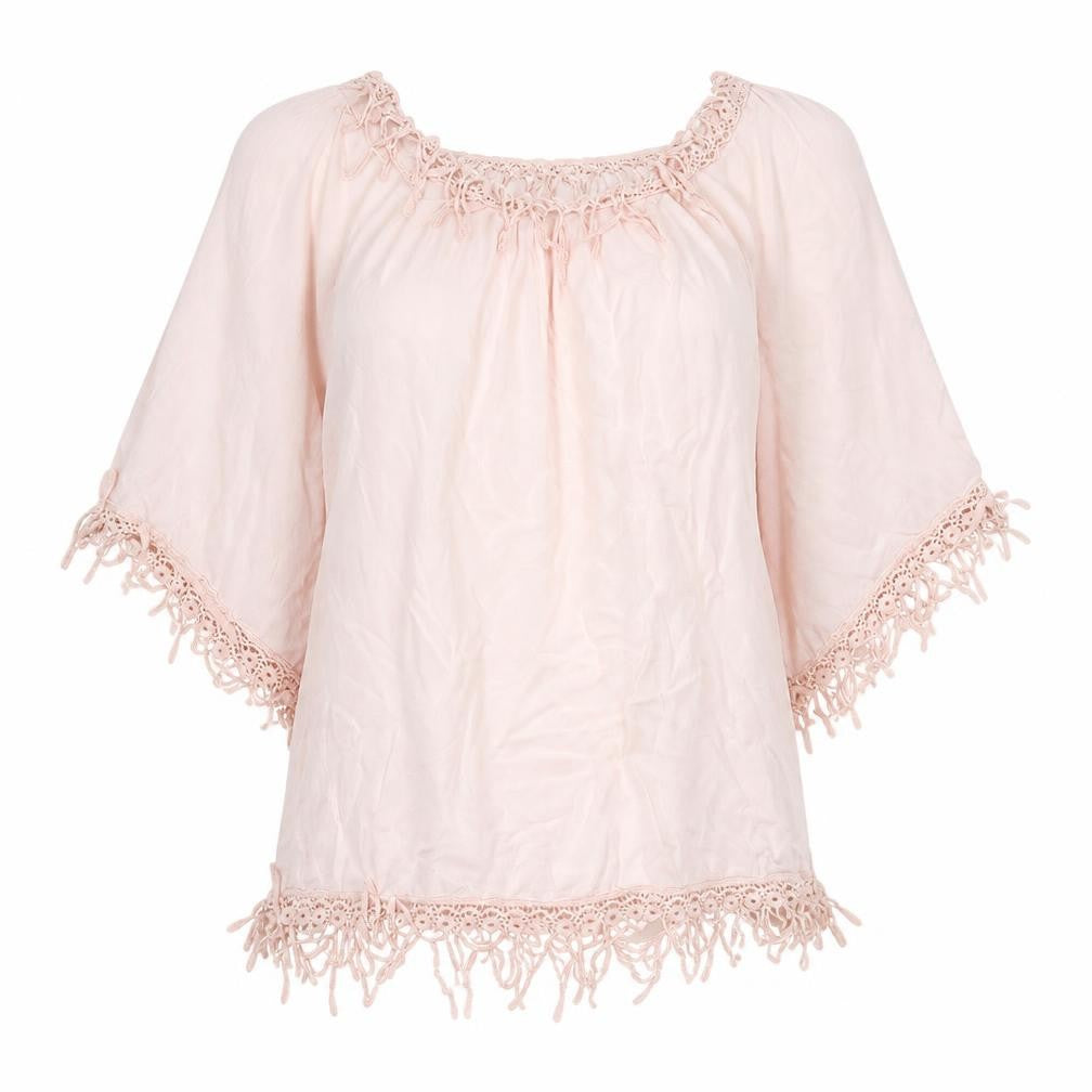 Preworn Womens Pink   Basic Blouse Size L
