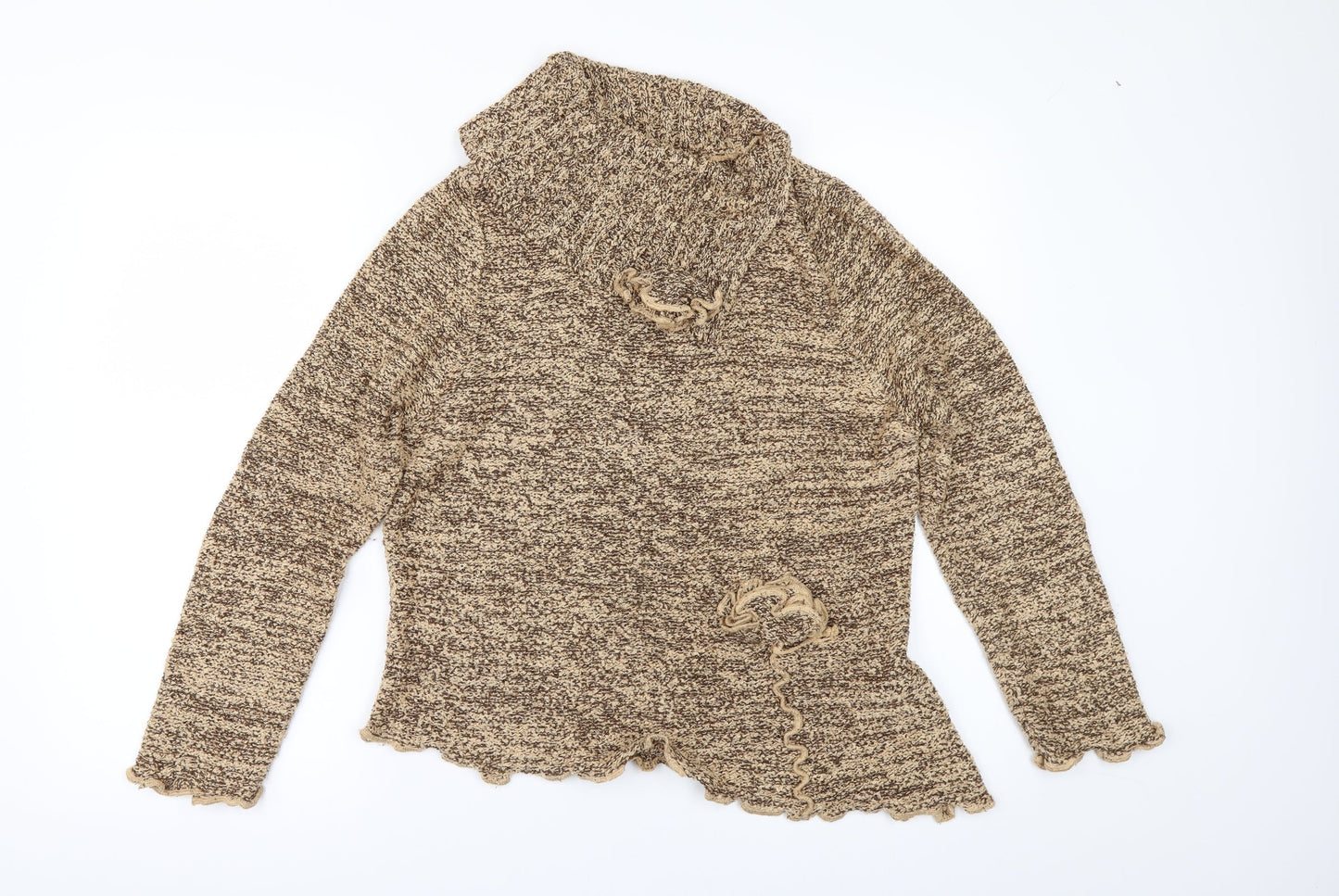 C.D.M Womens Brown   Pullover Jumper Size L