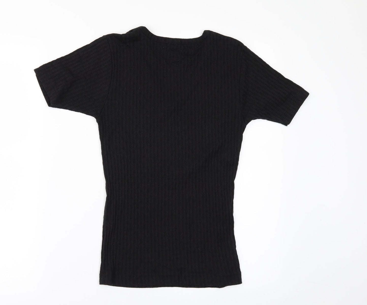 JORDANA Womens Black   Basic T-Shirt Size M