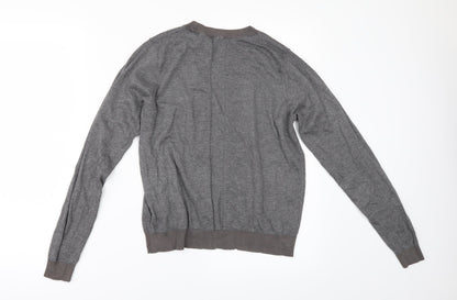 Preloved Topshop Womens Grey   Pullover Jumper Size 12 - Back