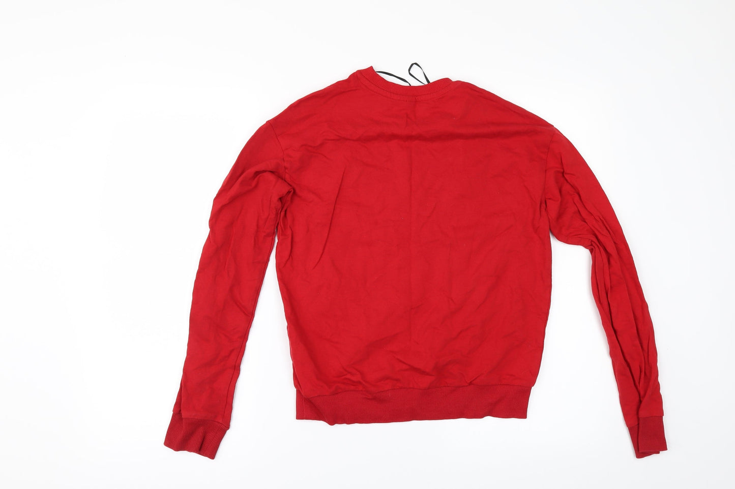 Divided by H&M` Womens Red   Pullover Sweatshirt Size XS  - DEAR SANTA DEFINE GOOD