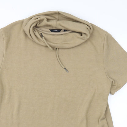 Preloved Iconic Womens Beige   Pullover Jumper Size M - Detail