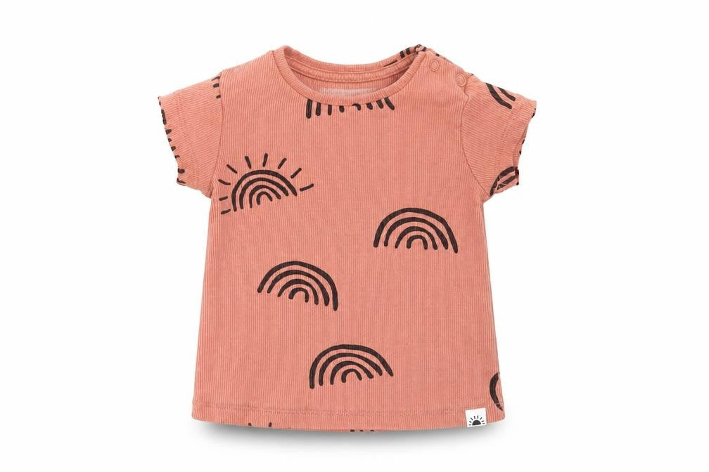 Primark Girls Orange   Basic T-Shirt Size 6-9 Months