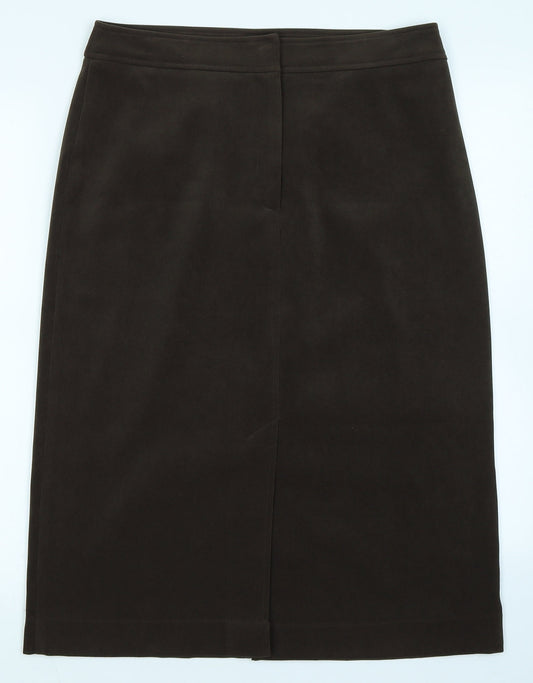 Essentials Womens Green   Straight & Pencil Skirt Size 32 in