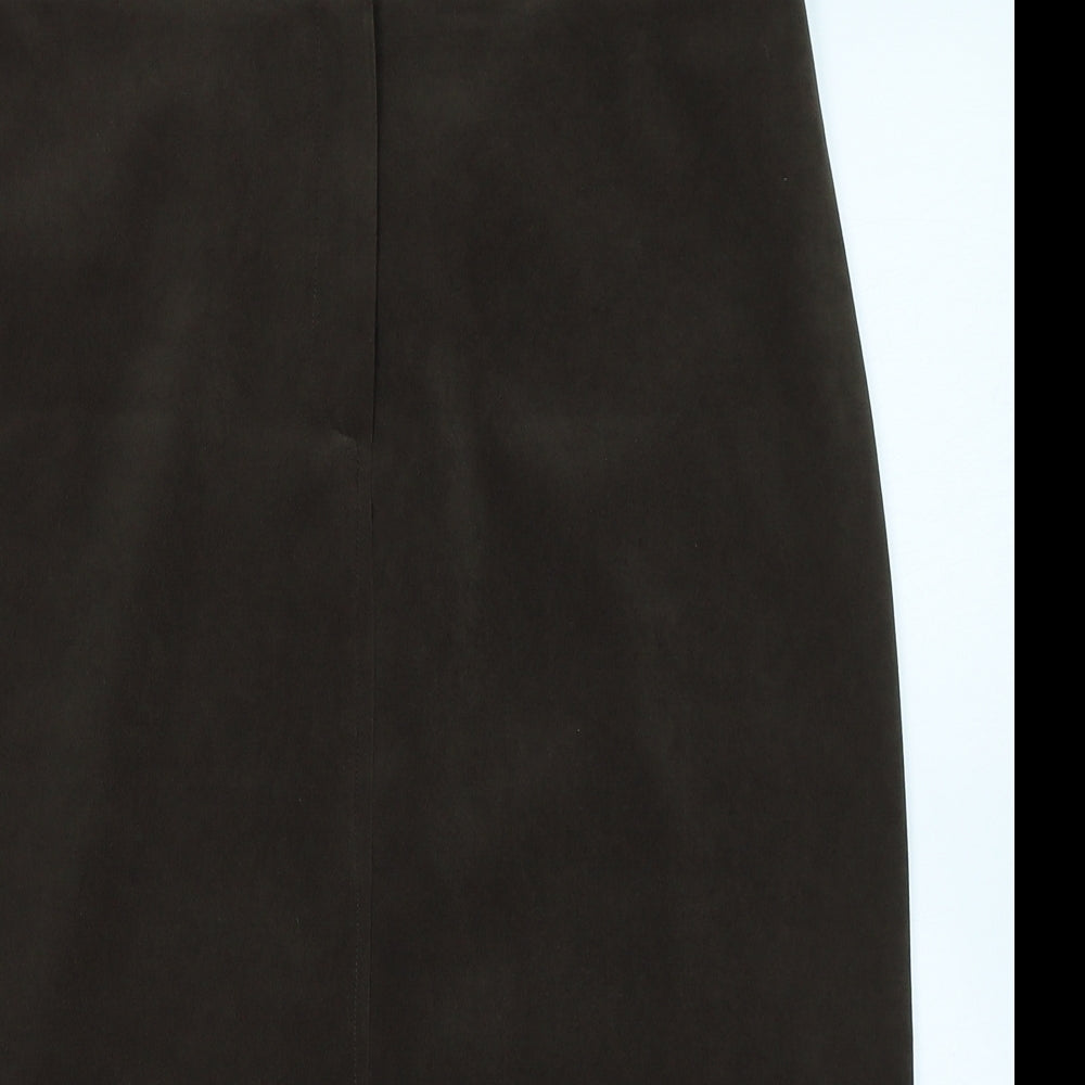 Essentials Womens Green   Straight & Pencil Skirt Size 32 in