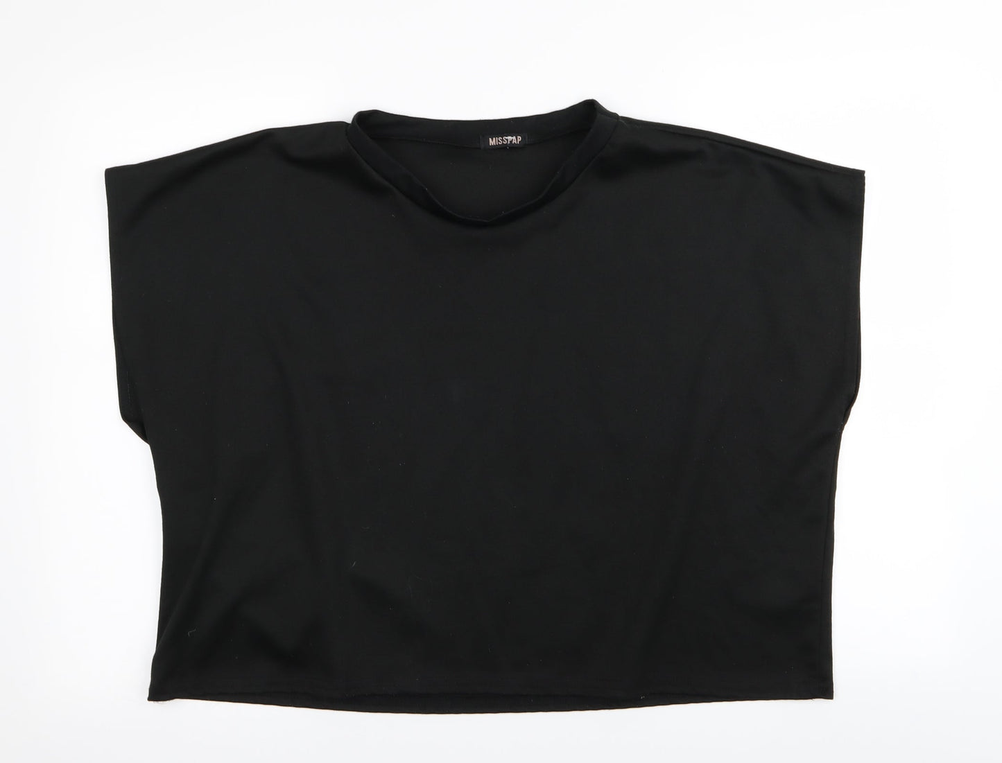 Misspap Womens Black   Basic T-Shirt Size L
