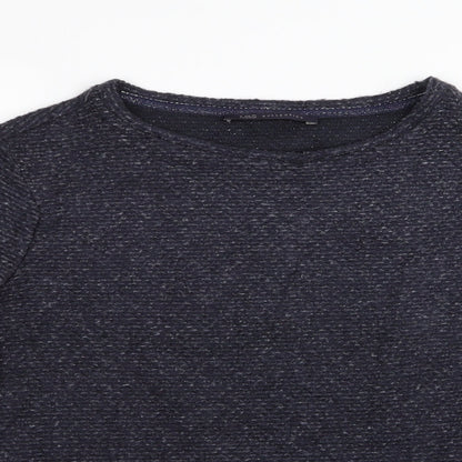 Preloved M&S Womens Blue   Pullover Jumper Size 10 - Detail