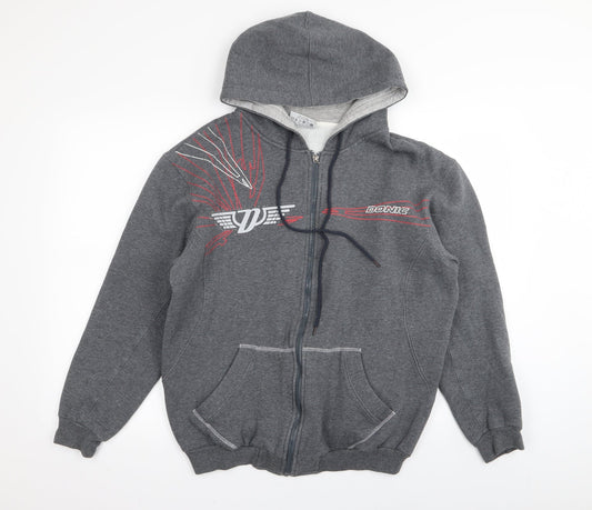 donis sports Mens Grey   Full Zip Jumper Size M