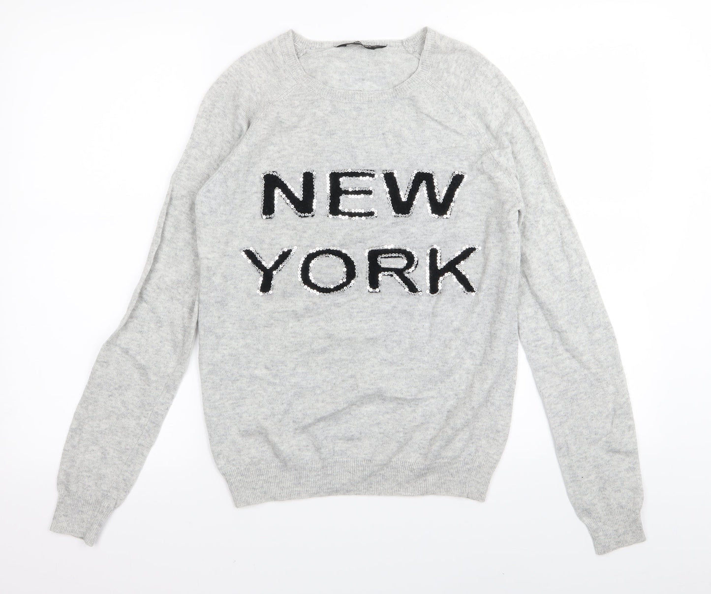 Dorothy Perkins Womens Grey   Pullover Jumper Size 10
