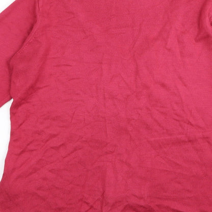 Preloved Per Una Womens Pink   Basic T-Shirt Size 10 - Label