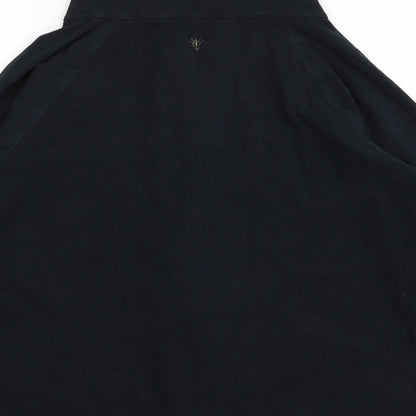 Preloved M&S Womens Black   Full Zip Jumper Size 14 - Label