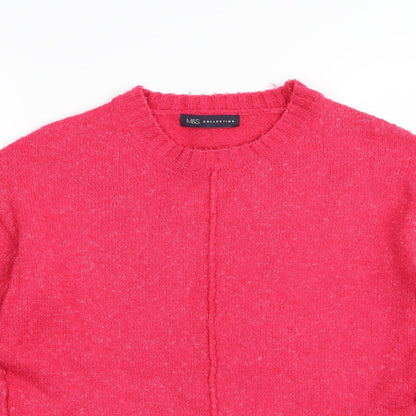Marks & Spencer Womens Pink   Pullover Jumper Size S