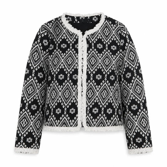 Primark Womens Multicoloured Argyle/Diamond  Jacket  Size 10