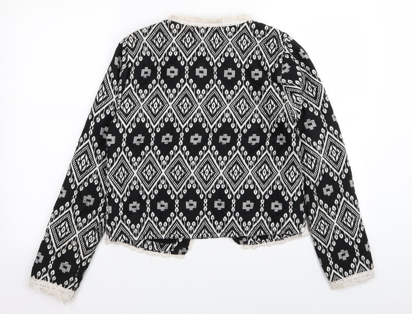 Primark Womens Multicoloured Argyle/Diamond  Jacket  Size 10
