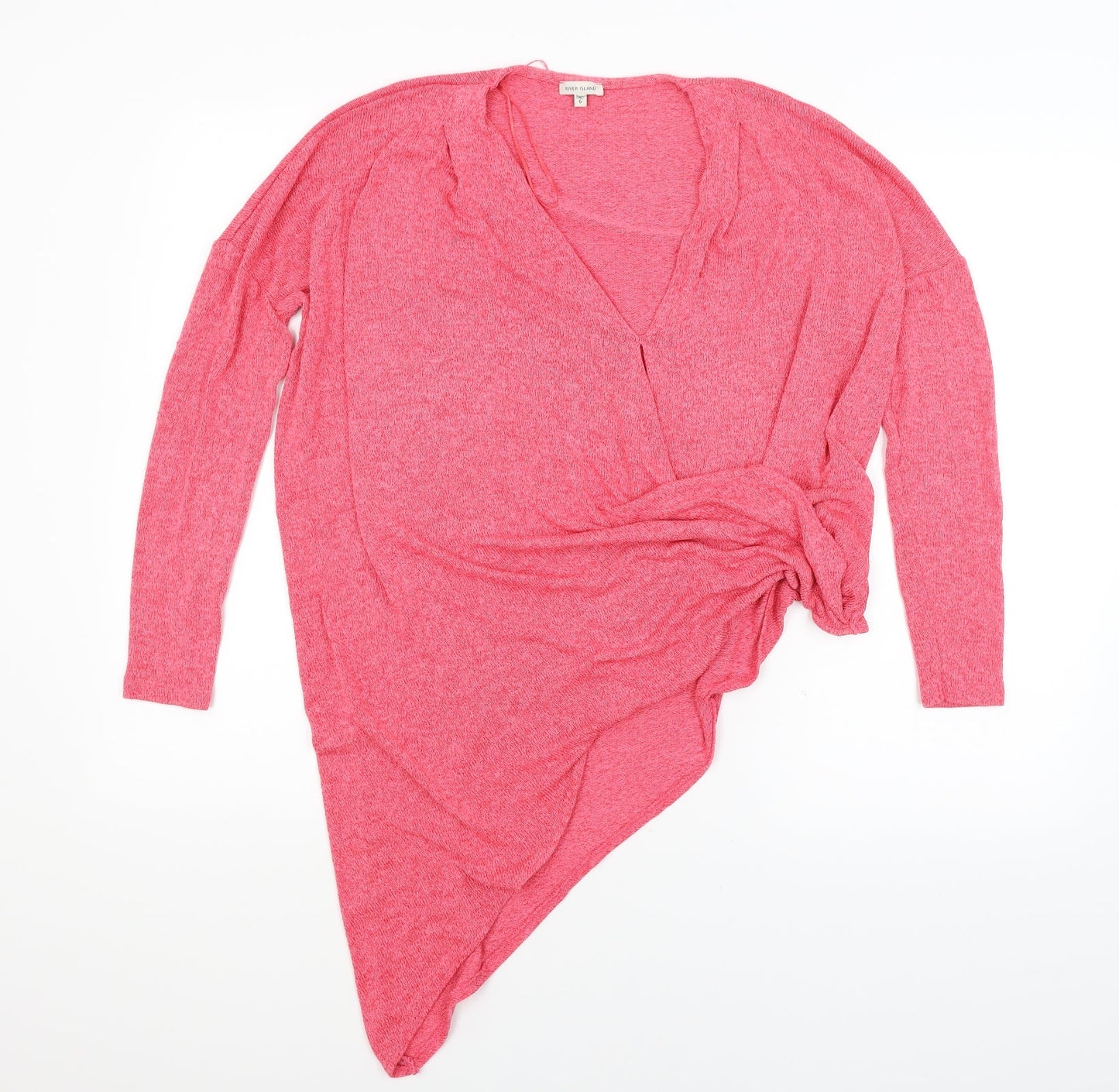 River Island Womens Pink   Basic T-Shirt Size 6