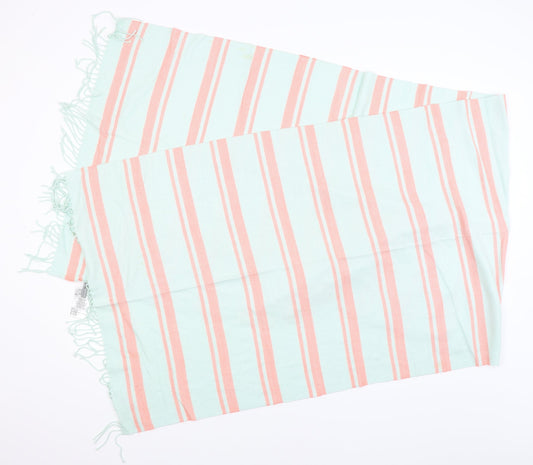 Agape Womens Blue Striped   Scarf
