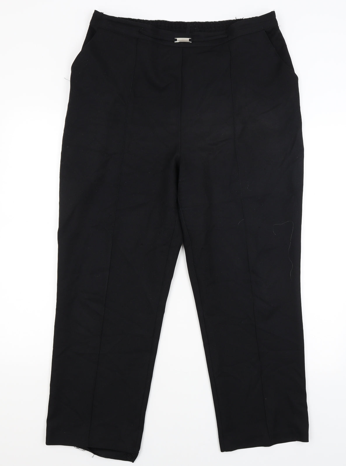 Papaya Womens Black   Dress Pants Trousers Size 16 L26 in