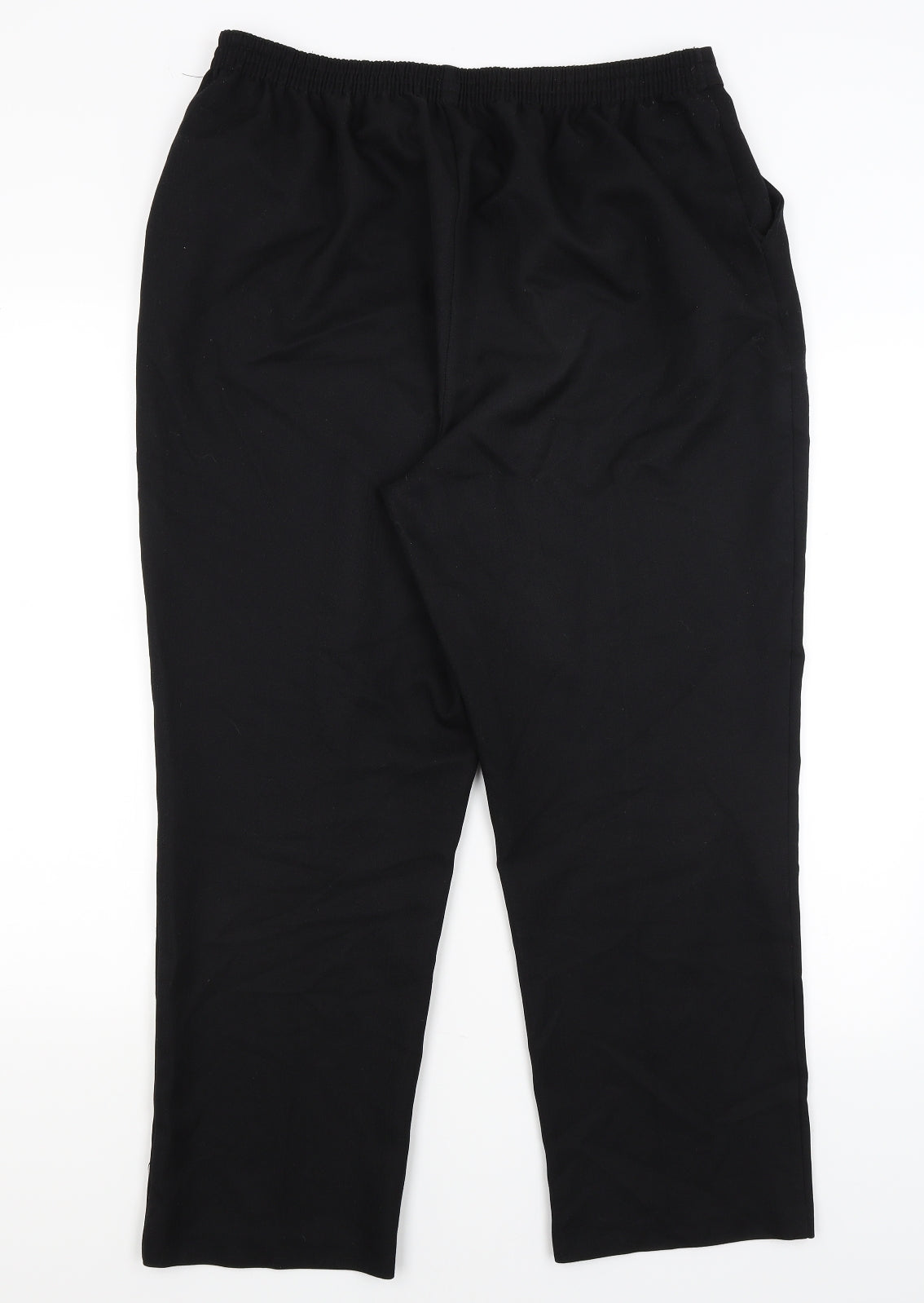 Papaya Womens Black   Dress Pants Trousers Size 16 L26 in