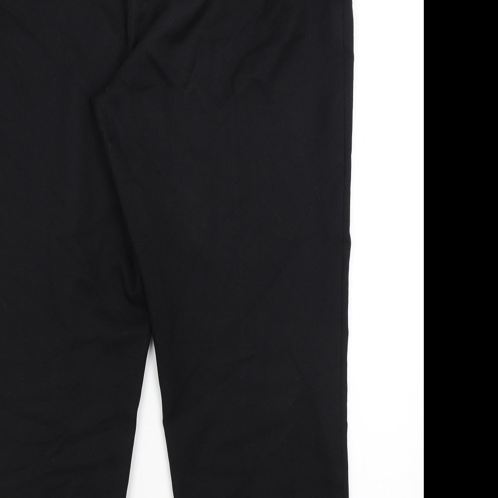 Papaya Womens Black   Dress Pants Trousers Size 16 L26 in