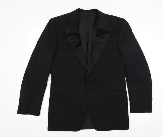 Bruno Kirches Mens Black   Jacket Blazer Size 38