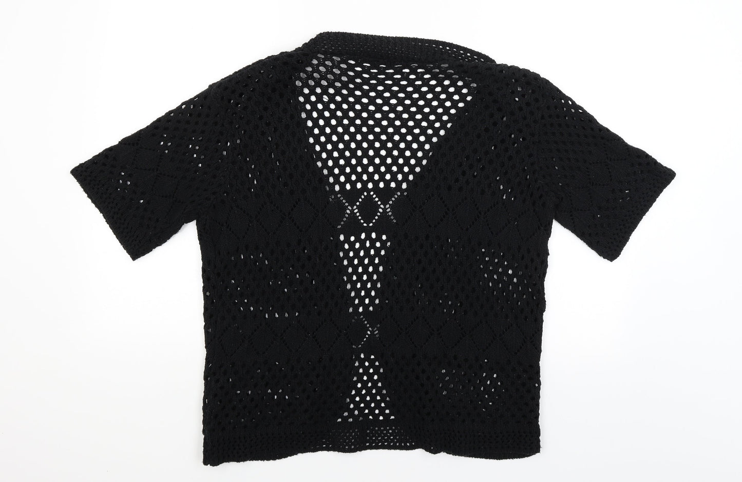 Sixth Avenue Womens Black   Wrap Jumper Size L