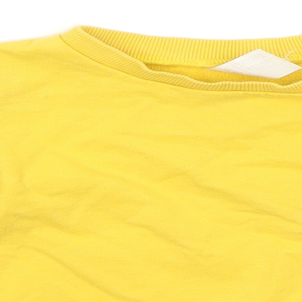 H&M Baby Yellow   Pullover Jumper Size 9-12 Months