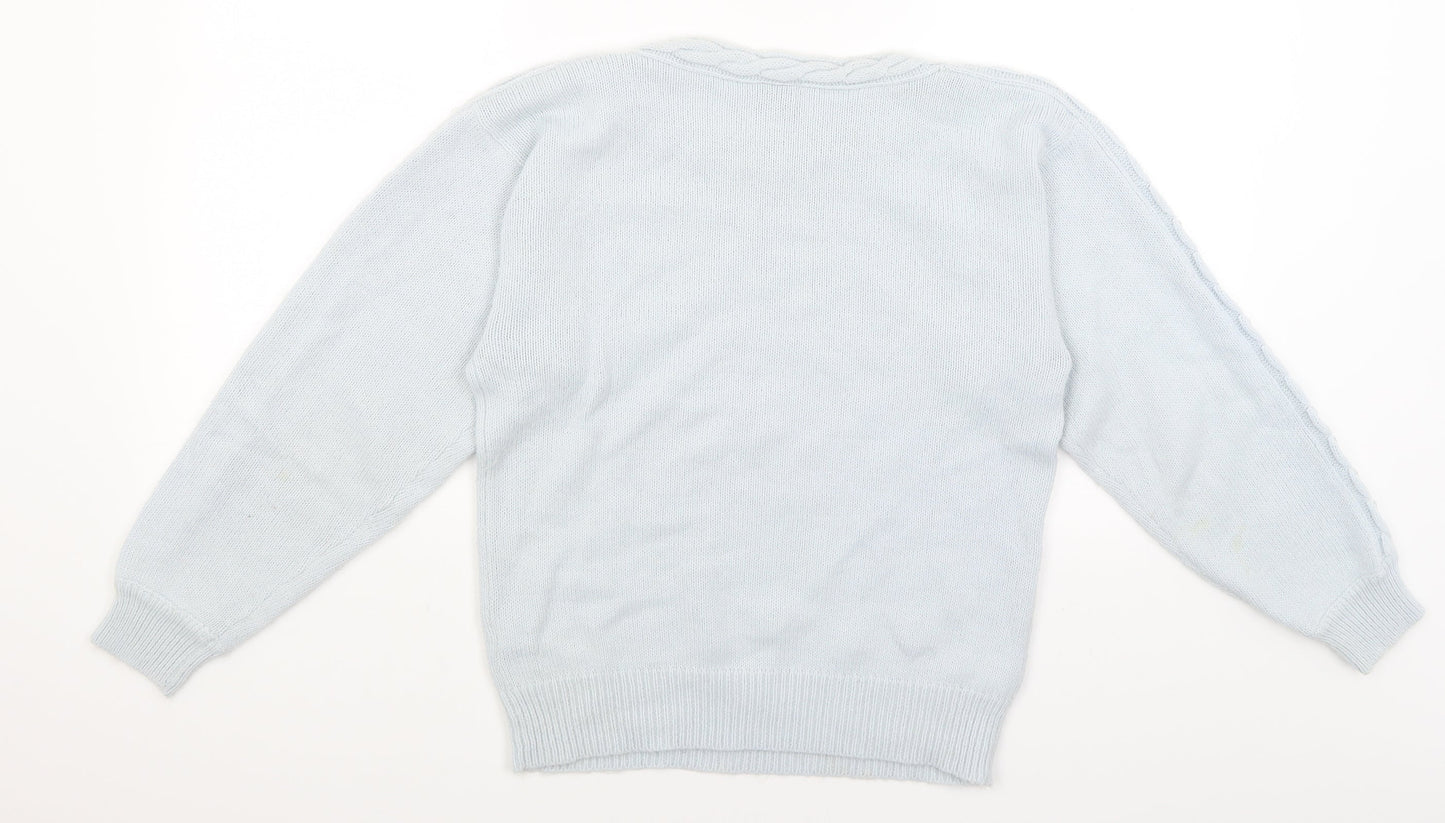 C and A Womens Blue   Pullover Jumper Size 14
